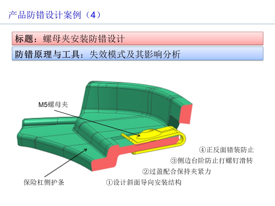 设计开发过程的防呆防错（POKA-YOKE）设计案例4